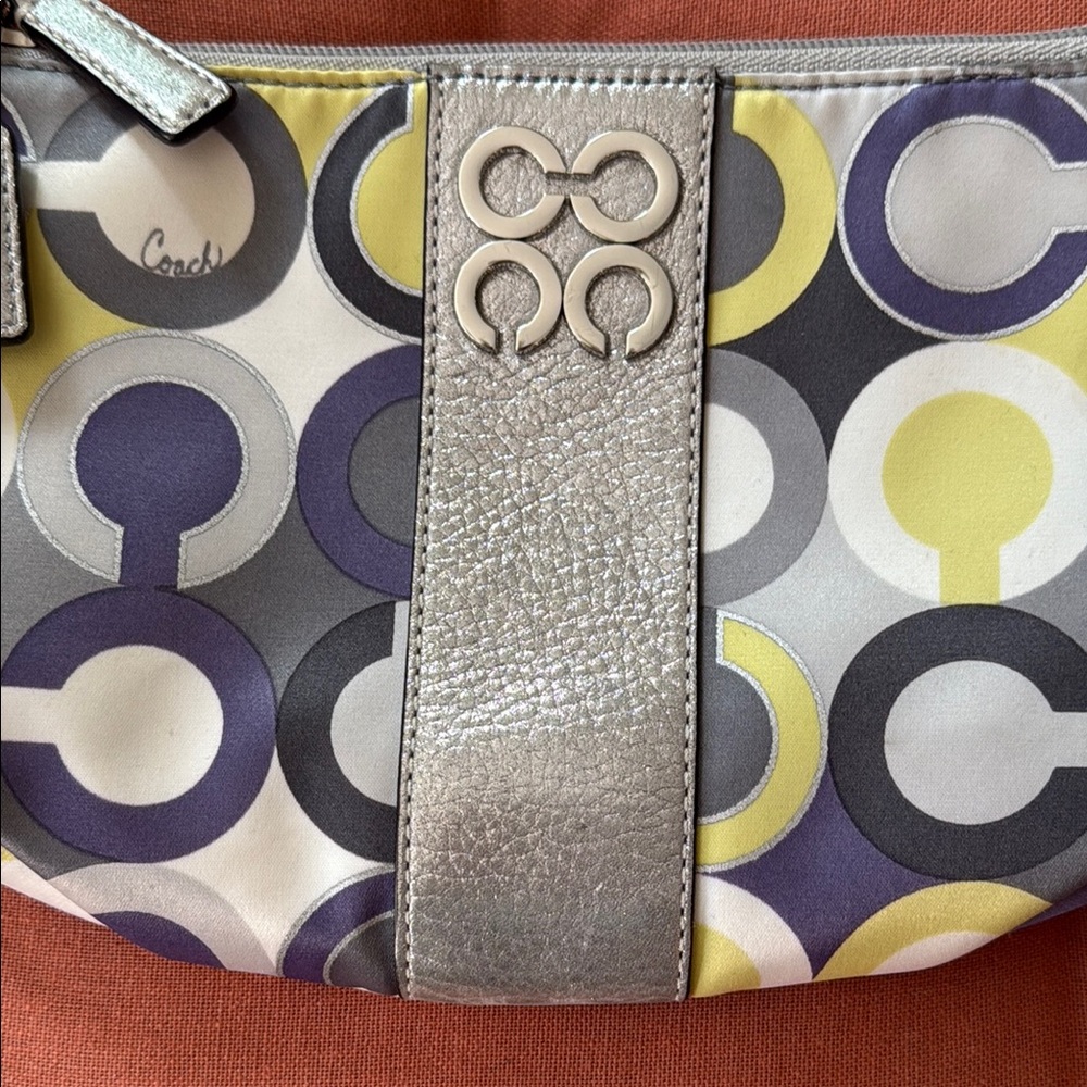 Coach Silver And Multicolor Patterned Women's Bag - image 2
